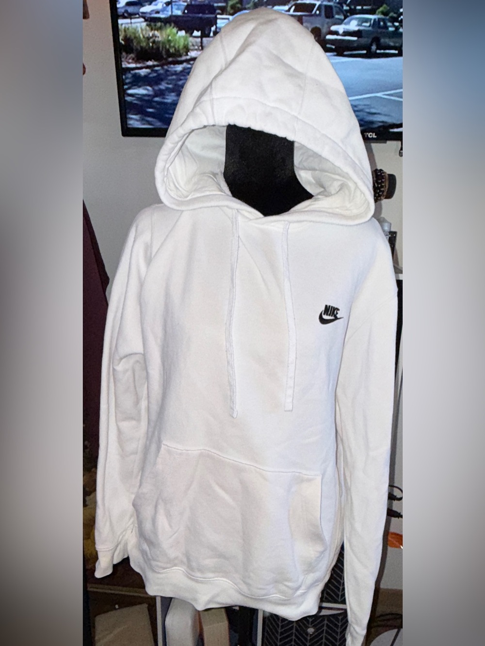 Nike White Hoodie